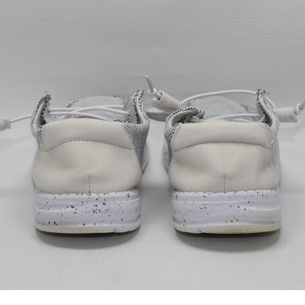 Hey Dude Wendy Sox Stone White Speckled Slip On Loafers Shoes Womens 8 121410705 - Picture 4 of 8